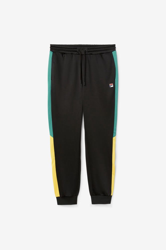 Fila Grady Jogger Black Pants Mens - NZ 42760-ZWAR